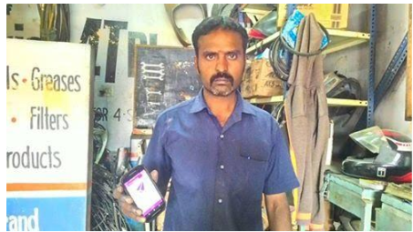 Sarvannan is a mechanic, who runs small bike serving shop in a village near Bengaluru