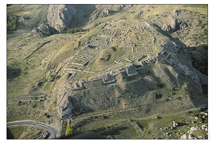Hittite capital city Hattusa, near Boğazkale, where the clay tablets were found. 