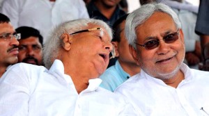 Nitish and Lalu Yadav