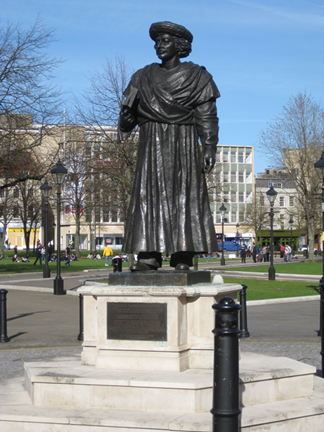 Raja Rammohan Roy's statue in Bristol