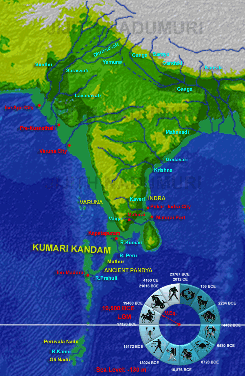 Figure 3: The submerged lands of peninsular India. 