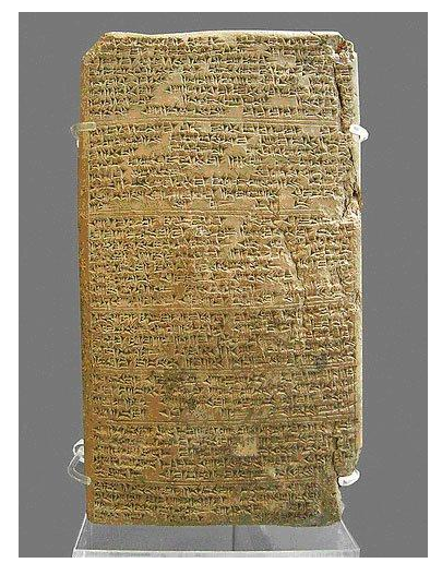 Mitanni king Tushratta (Sanskrit: DashaRatha)'s letter to Pharaoh Amenhotep III of Egypt. 
