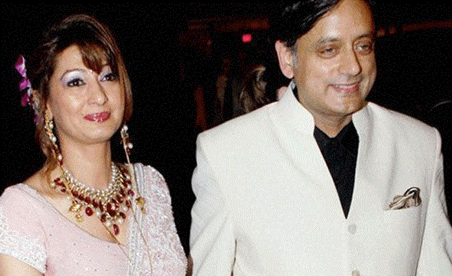 Sunanda Pushkar and Shashi Tharoor 