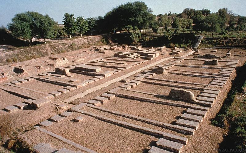 Harappan Site A Miniature Depiction in Seals Granary Harappa