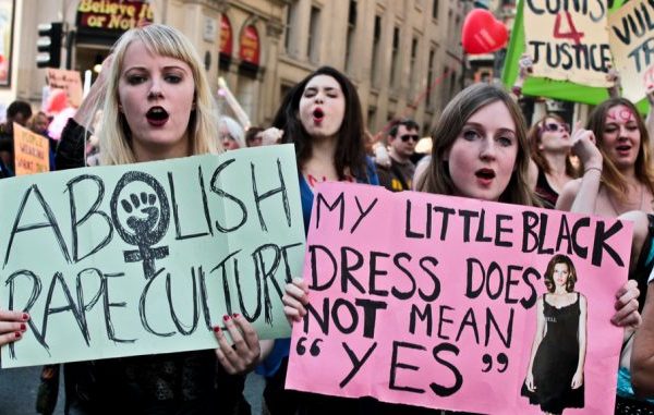 Rape Culture of White Christian countries Slutwalk London