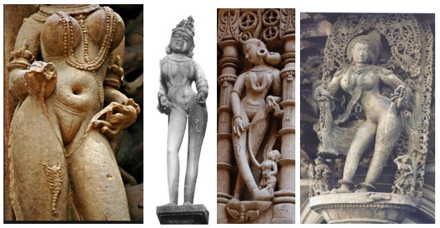 Erotic Sentiment in Indian Temple Sculptures 08