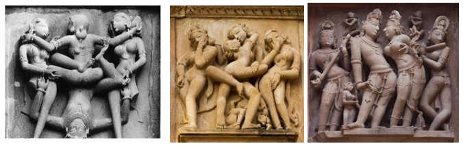 Erotic Sentiment in Indian Temple Sculptures 09