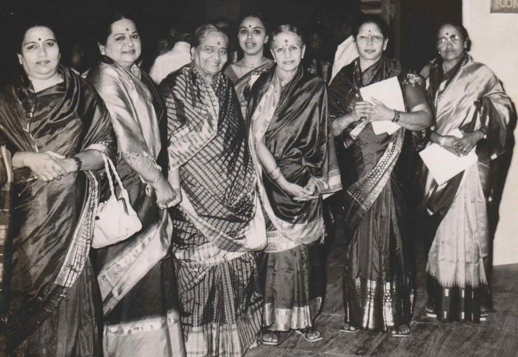 Sikkil-Sisters,DK Pattamal, ML Vasanthakumari, MS Subbulakshmi, Jayalakshmi Santhanam and Sudha Raghunathan